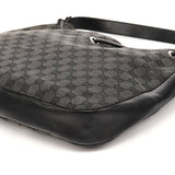 Gucci 001 3746 Anthracite GG Canvas Drawstring Shoulder Bag