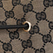 Gucci 001 3748 Beige Black GG Drawstring Shoulder Bag