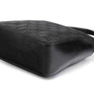 Gucci 001 3766 Black GG Hobo Shoulder Bag