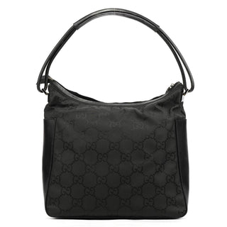 Gucci 001 3766 Black GG Hobo Shoulder Bag