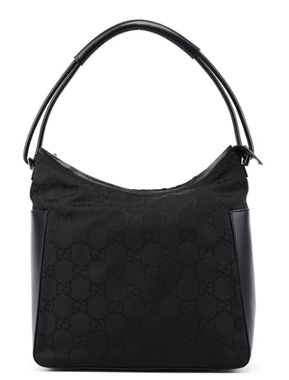 gucci 001 3766 Black GG Hobo Shoulder Bag