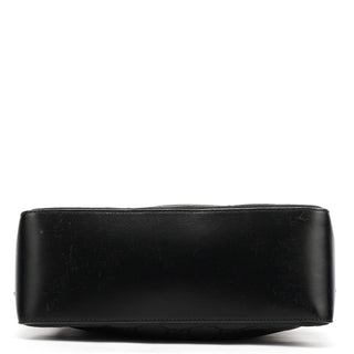 Gucci 001 3766 Black GG Leather Shoulder Bag