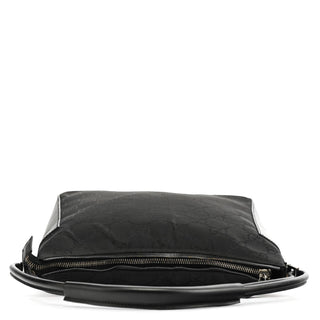 Gucci 001 3766 Black GG Leather Shoulder Bag