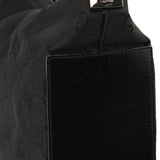Gucci 001 3766 skuldertaske i sort GG nylon
