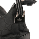Gucci 001 3766 skuldertaske i sort GG nylon