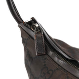 Gucci 001 3766 Brown GG Hobo Shoulder Bag