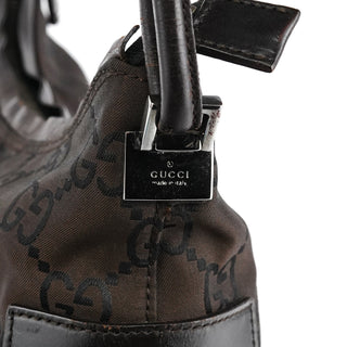 Gucci 001 3766 Brown GG Hobo Shoulder Bag