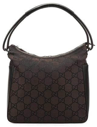 Gucci 001 3766 Brown GG Hobo Shoulder Bag