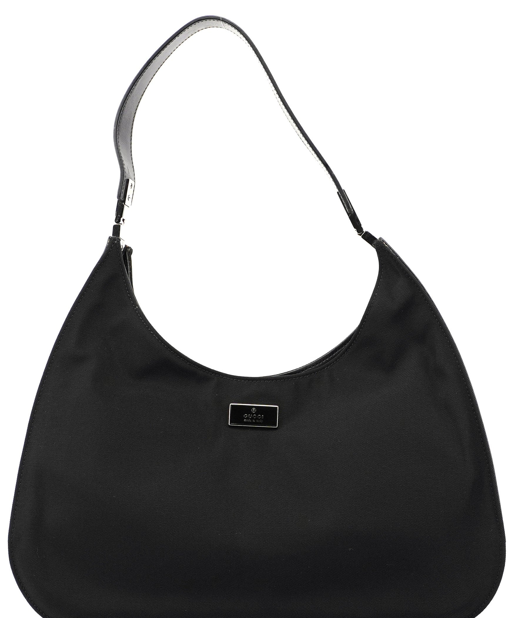 Gucci 001 3767 Hoboväska i svart canvas