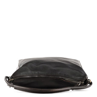 Gucci 001 3770 Brown Calfskin Hobo Shoulder Bag