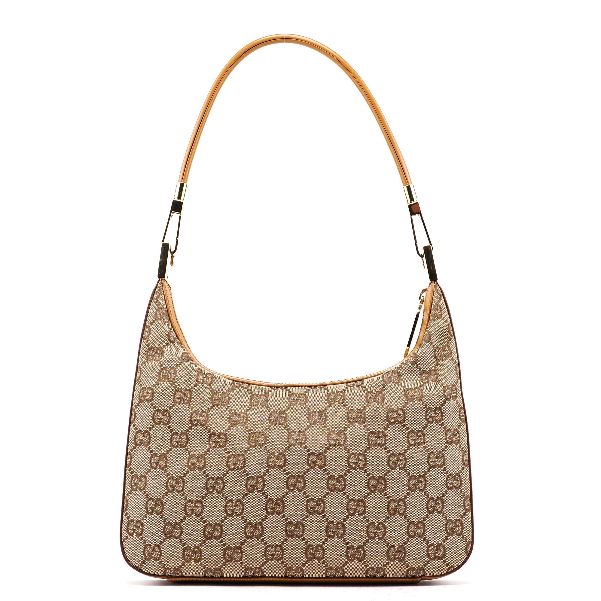 Gucci 001 3812 Beige GG Hobo Shoulder Bag