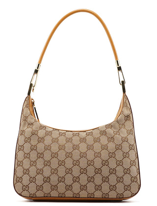 Gucci 001 3812 Beige GG Hobo Shoulder Bag