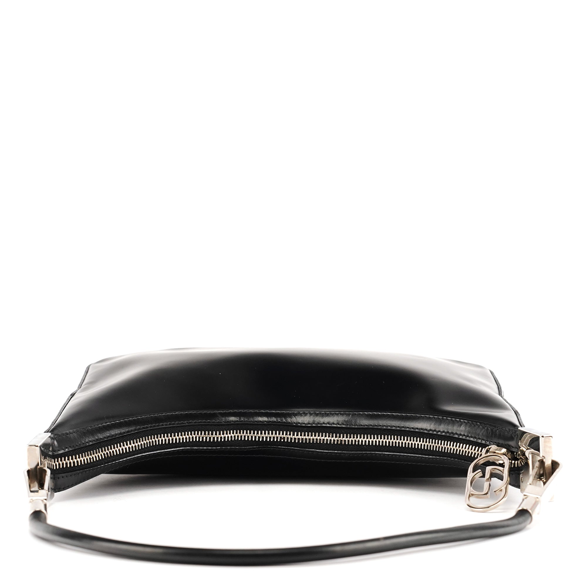 Gucci 001 3812 Borsa a spalla in pelle nera