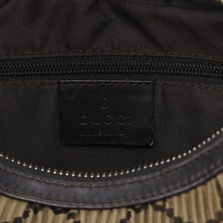 Gucci 001 3812 Brown Pleated GG Shoulder Bag