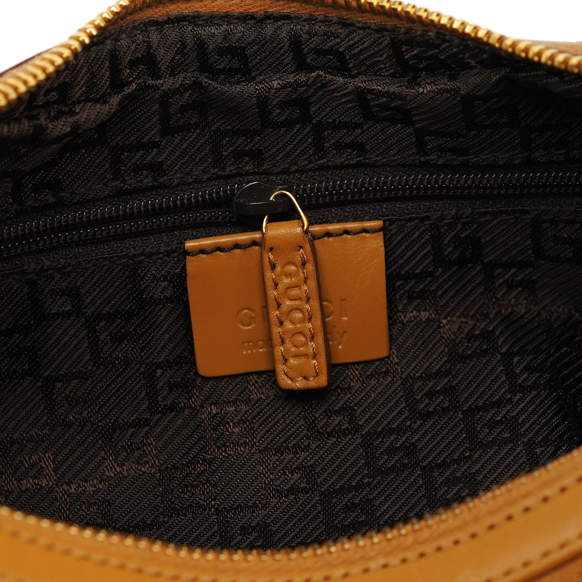 Gucci 001 3812 Light Brown Suede Shoulder Bag