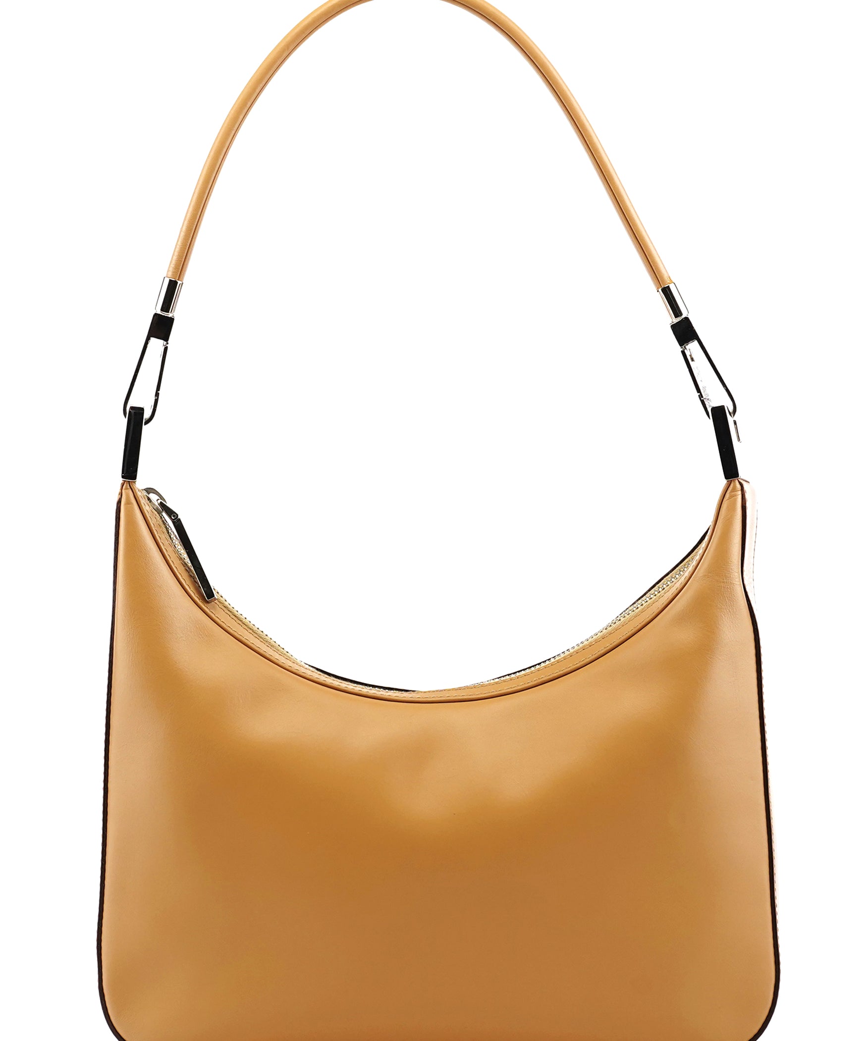 Gucci 001 3812 Tan Leather Hobo Shoulder Bag