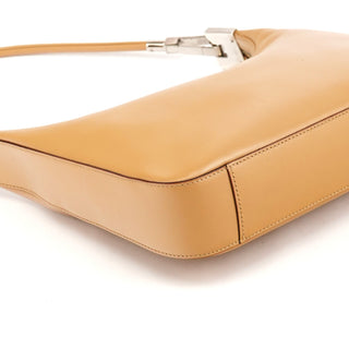 Gucci 001 3812 Tan Leather Hobo Shoulder Bag