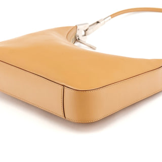 Gucci 001 3812 Tan Leather Hobo Shoulder Bag