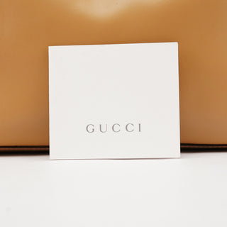 Gucci 001 3812 Tan Leather Hobo Shoulder Bag