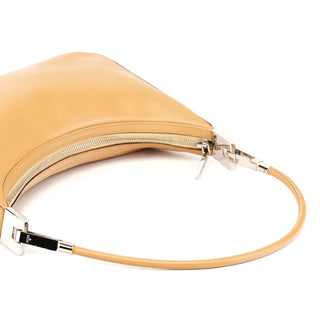 Gucci 001 3812 Tan Leather Hobo Shoulder Bag