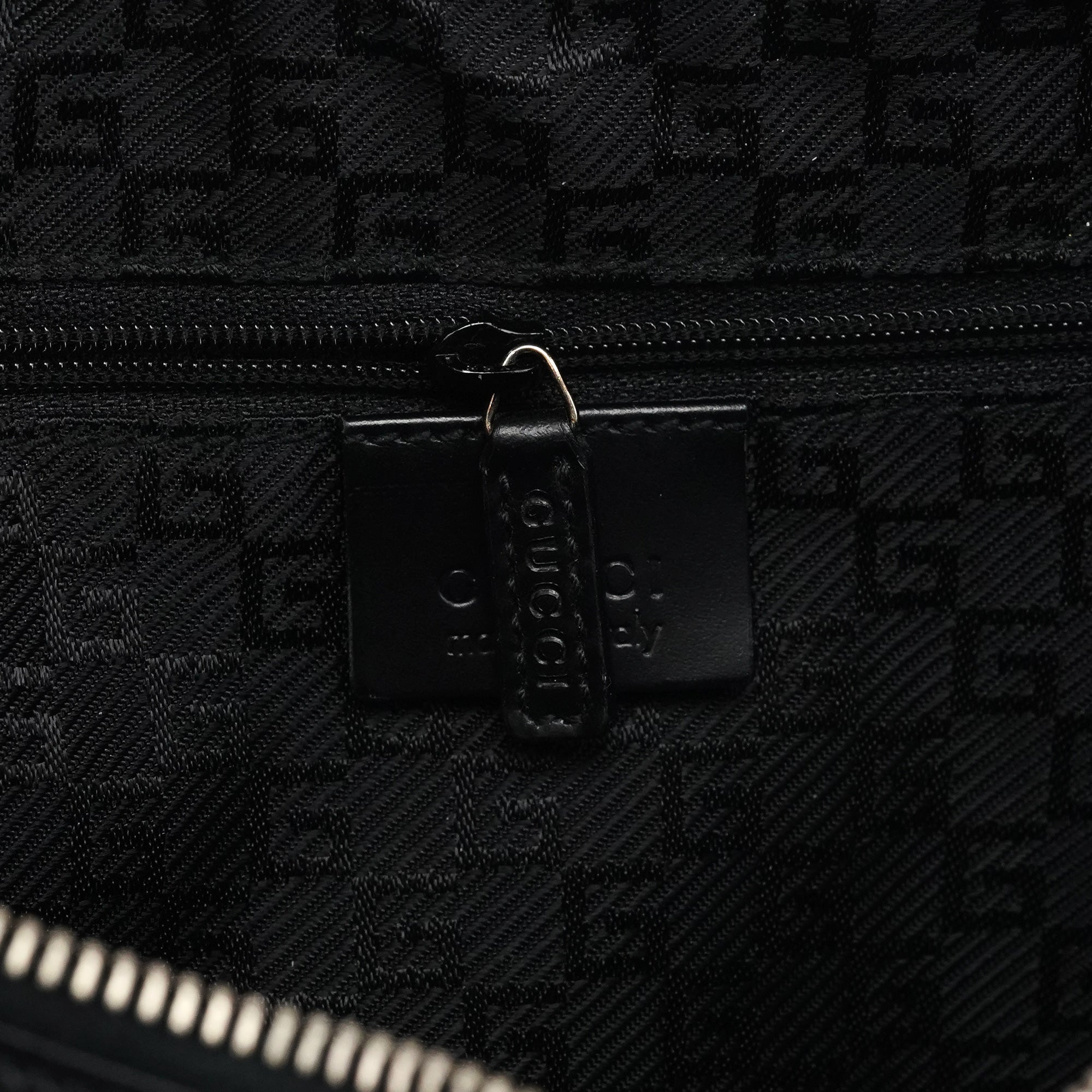 Gucci 001 3814 Borsa a spalla in pelle di vitello nera