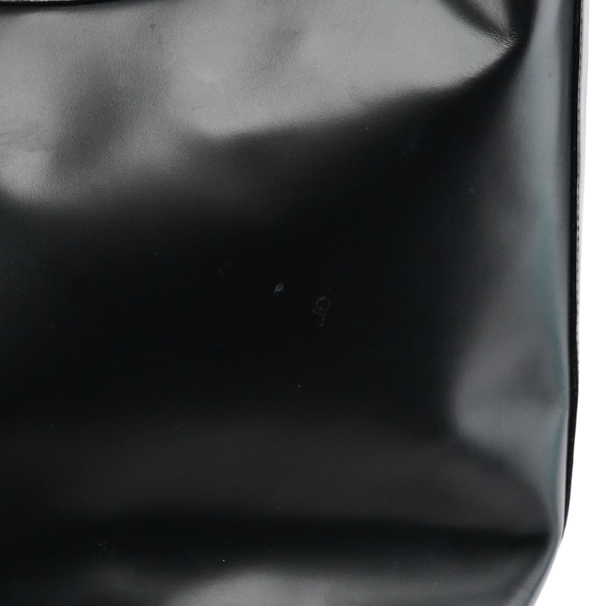 Gucci 001 3814 Borsa a spalla in pelle di vitello nera