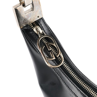 Gucci 001 3814 Black Calfskin Leather Shoulder Bag