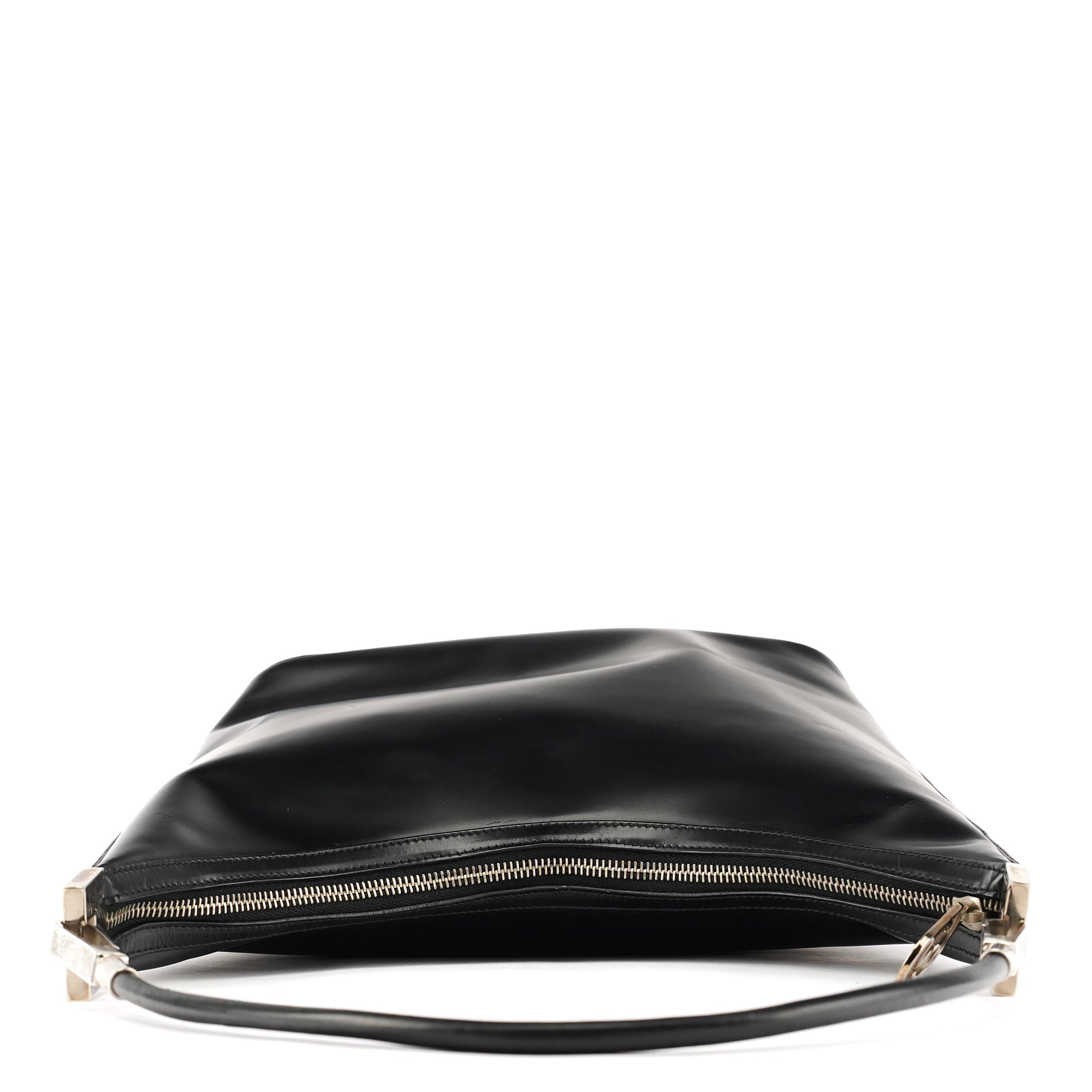 Gucci 001 3814 Borsa a spalla in pelle di vitello nera