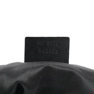 Gucci 001 3814 Black GG Hobo Shoulder Bag