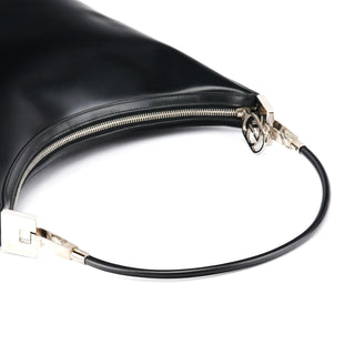 Gucci 001 3814 Black Leather Hobo Shoulder Bag