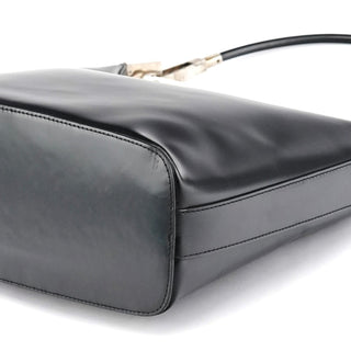 Gucci 001 3814 Black Leather Hobo Shoulder Bag
