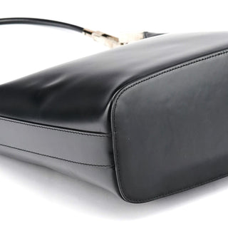 Gucci 001 3814 Black Leather Hobo Shoulder Bag