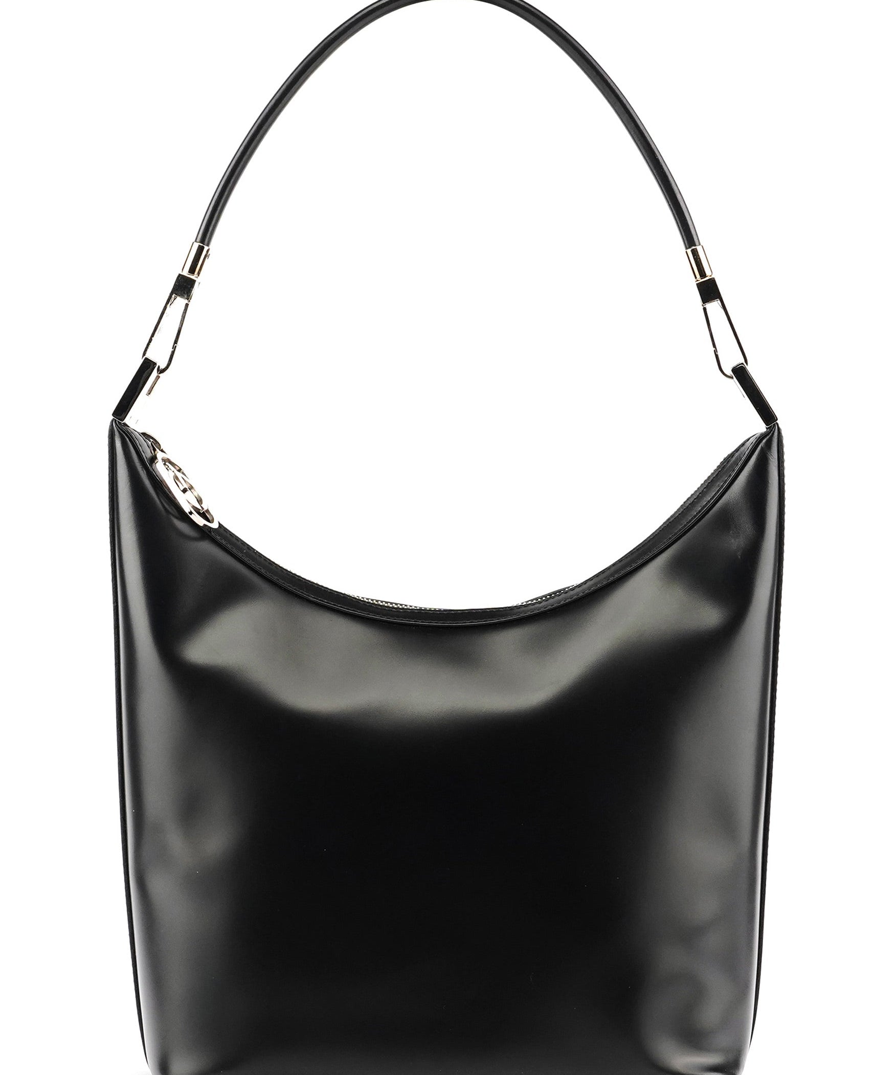 Gucci 001 3814 Borsa hobo in pelle nera