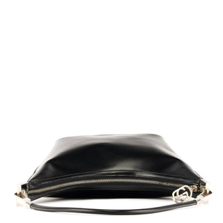 Gucci 001 3814 Black Leather Hobo Shoulder Bag