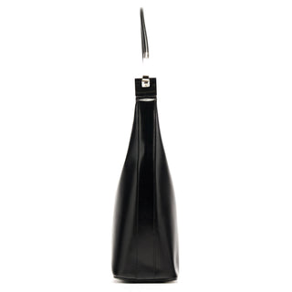 Gucci 001 3814 Black Leather Hobo Shoulder Bag