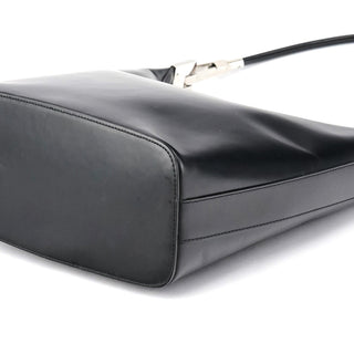 Gucci 001 3814 Black Leather Hobo Shoulder Bag