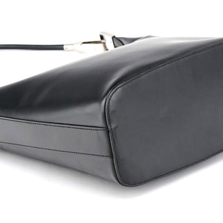 Gucci 001 3814 Black Leather Hobo Shoulder Bag