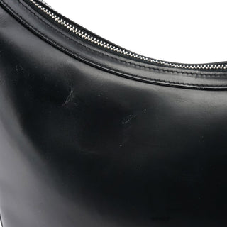 Gucci 001 3814 Black Leather Hobo Shoulder Bag