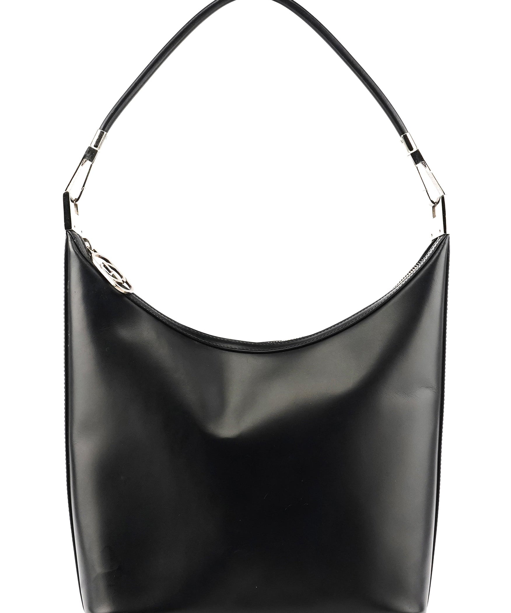 Gucci 001 3814 Hoboväska i svart läder