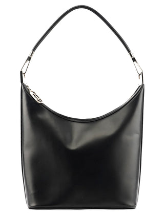 Gucci 001 3814 Black Leather Hobo Shoulder Bag