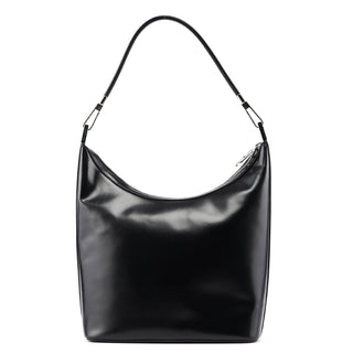 Gucci 001 3814 Black Leather Hobo Shoulder Bag