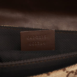 Gucci 001 3815 Beige Brown GG Shoulder Bag