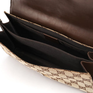 Gucci 001 3815 Beige Brown GG Shoulder Bag