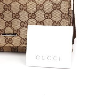 Gucci 001 3815 Beige Brown GG Shoulder Bag