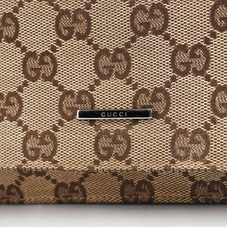 Gucci 001 3815 Beige Brown GG Shoulder Bag