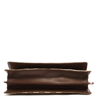 Gucci 001 3815 Beige Brown GG Shoulder Bag