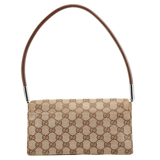 Gucci 001 3815 Beige Brown GG Shoulder Bag