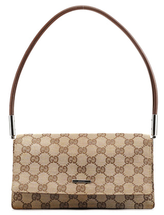 Gucci 001 3815 Beige Brown GG Shoulder Bag