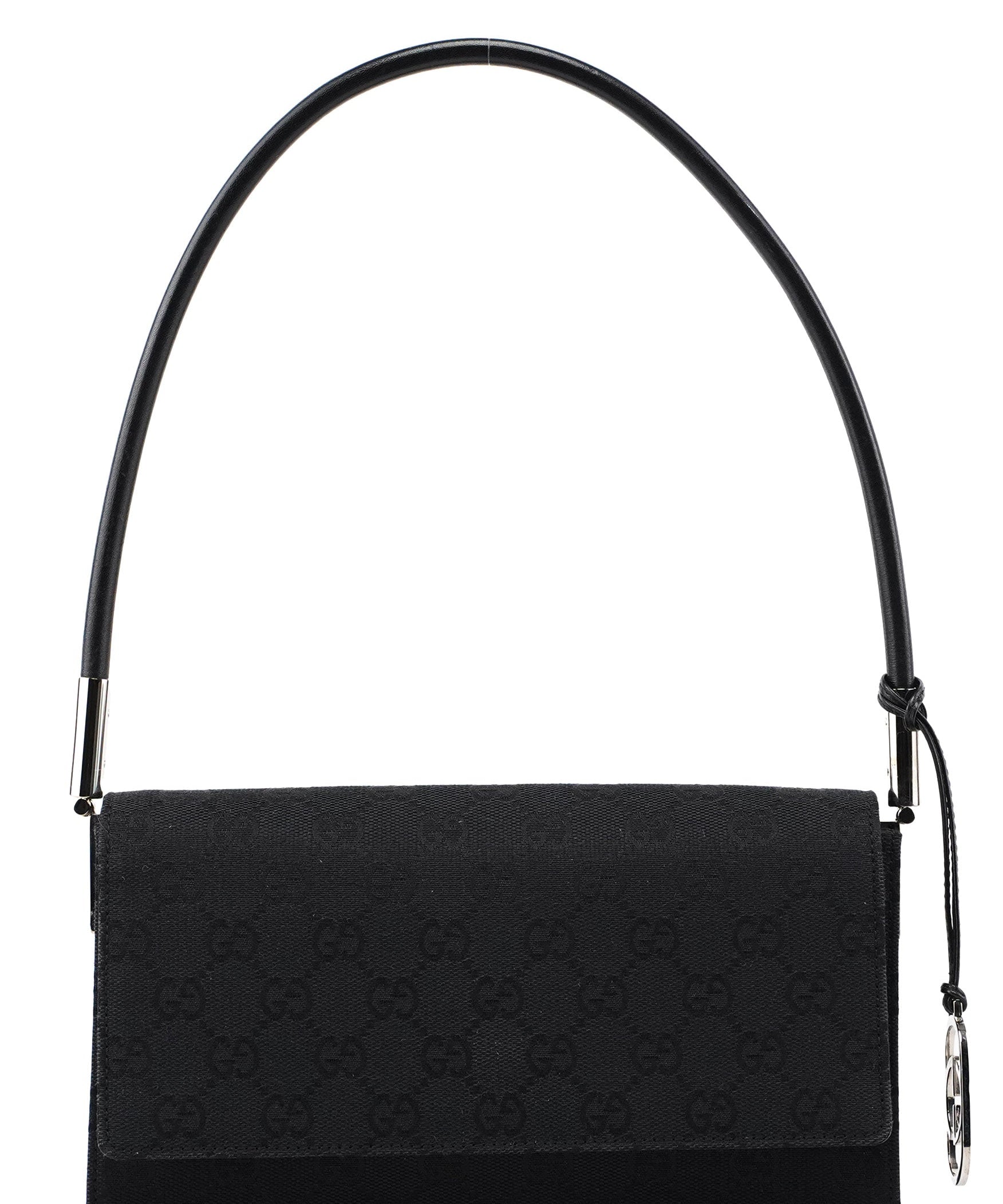 Gucci 001 3815 Black GG Shoulder Bag