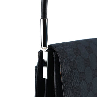 Gucci 001 3815 Black GG Shoulder Bag